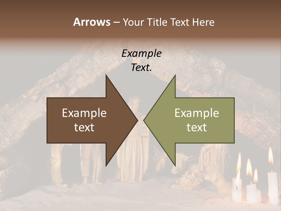 Christmas Manger PowerPoint Template