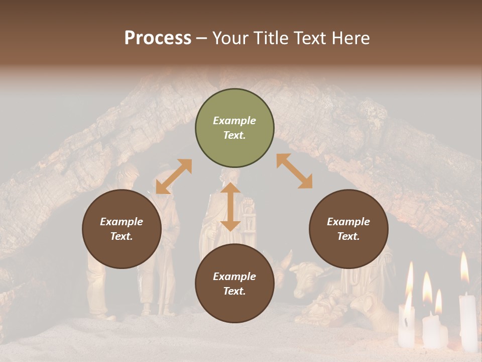 Christmas Manger PowerPoint Template