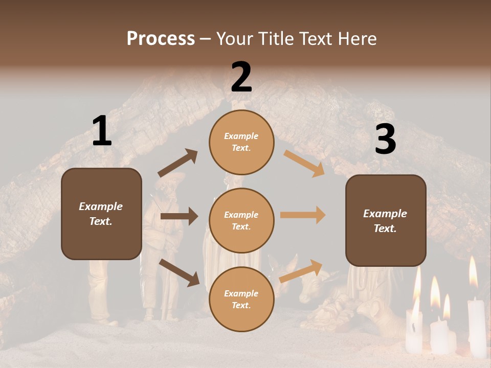 Christmas Manger PowerPoint Template