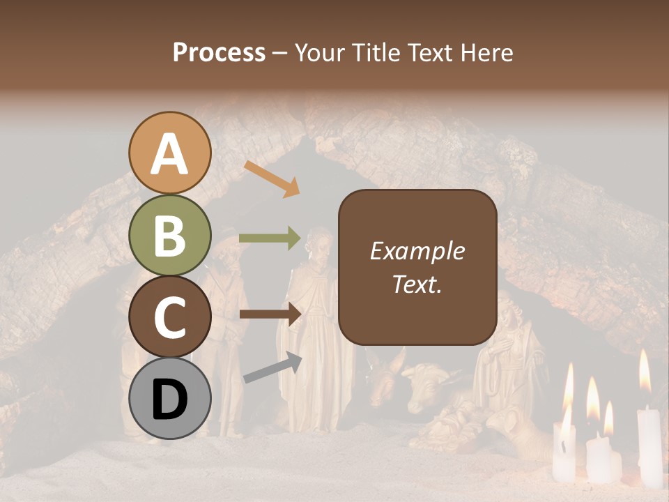 Christmas Manger PowerPoint Template