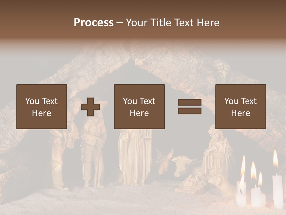 Christmas Manger PowerPoint Template