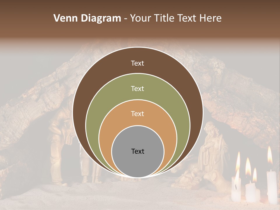 Christmas Manger PowerPoint Template