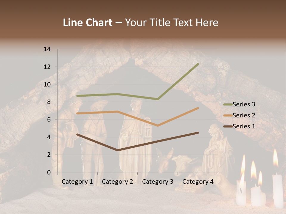 Christmas Manger PowerPoint Template