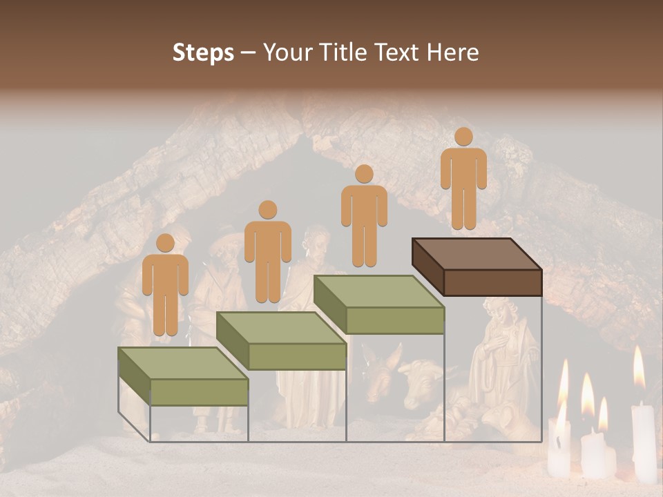 Christmas Manger PowerPoint Template