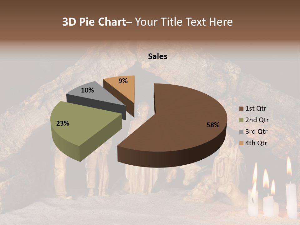 Christmas Manger PowerPoint Template
