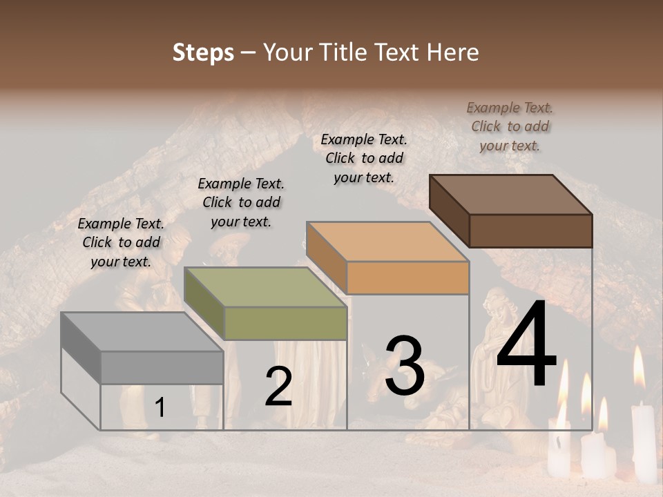 Christmas Manger PowerPoint Template