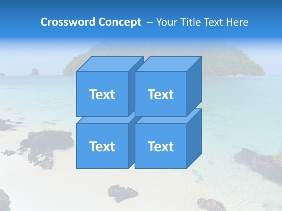 Coastline Phi Phi Ocean PowerPoint Template