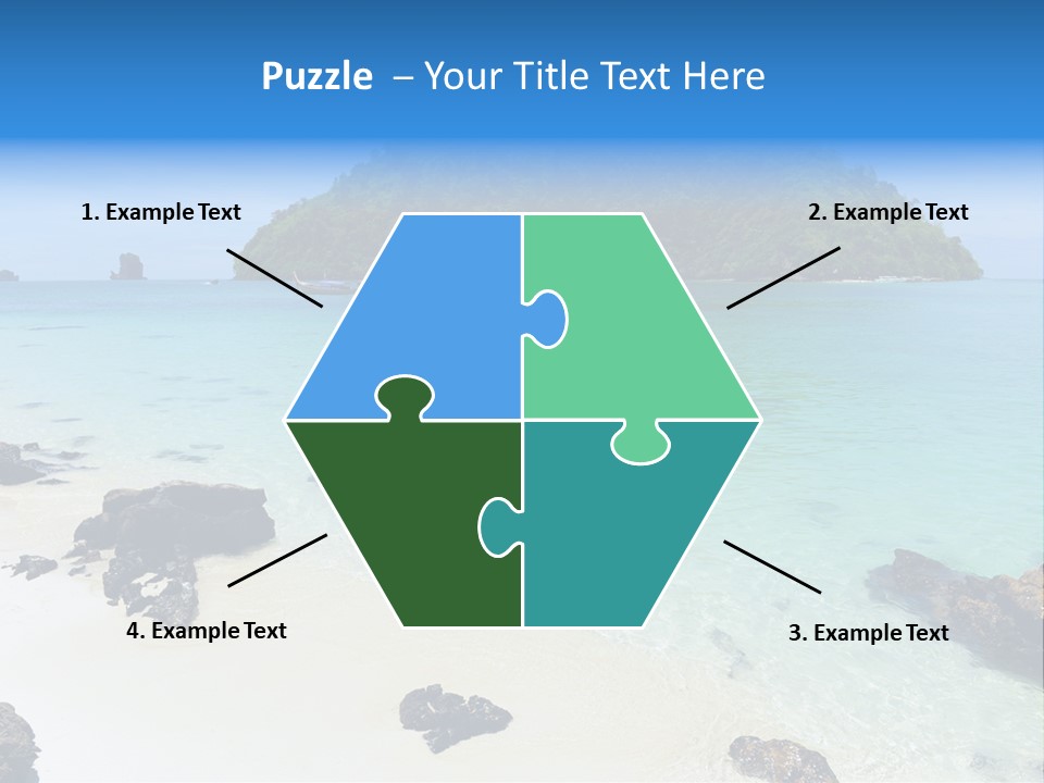 Coastline Phi Phi Ocean PowerPoint Template