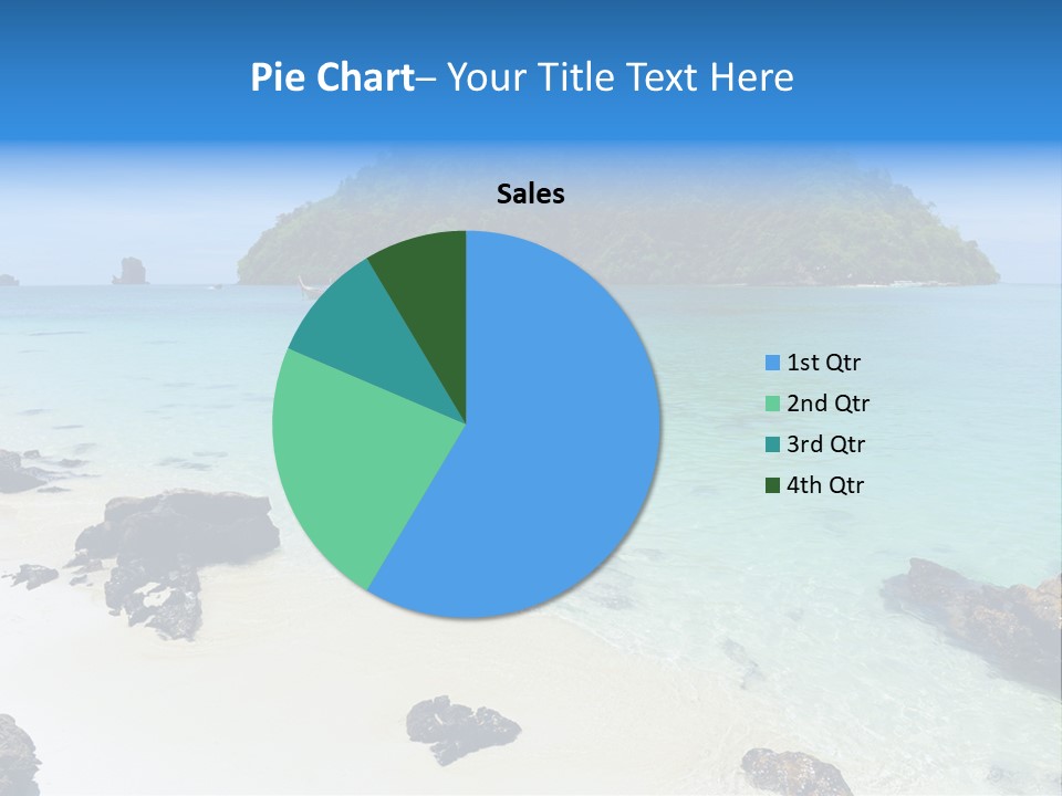 Coastline Phi Phi Ocean PowerPoint Template
