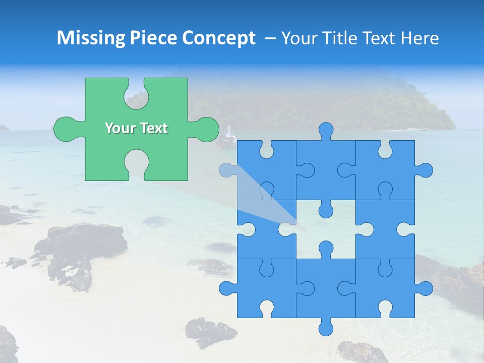 Coastline Phi Phi Ocean PowerPoint Template