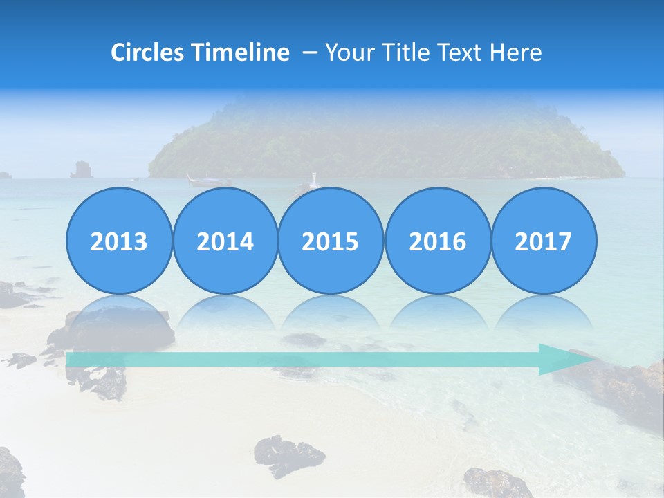 Coastline Phi Phi Ocean PowerPoint Template