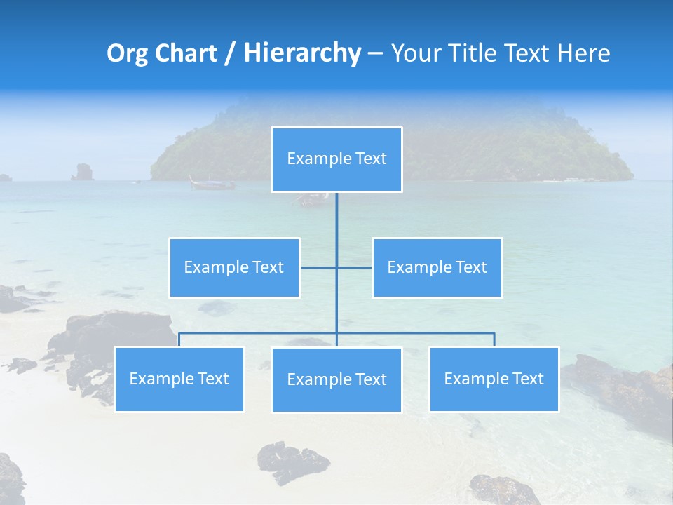Coastline Phi Phi Ocean PowerPoint Template