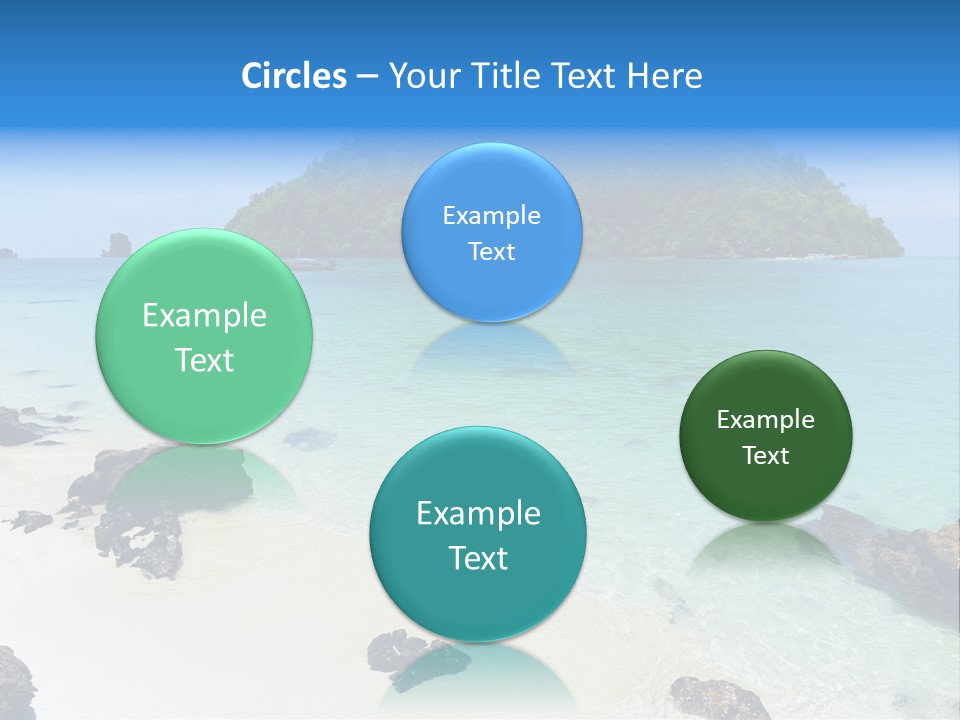 Coastline Phi Phi Ocean PowerPoint Template