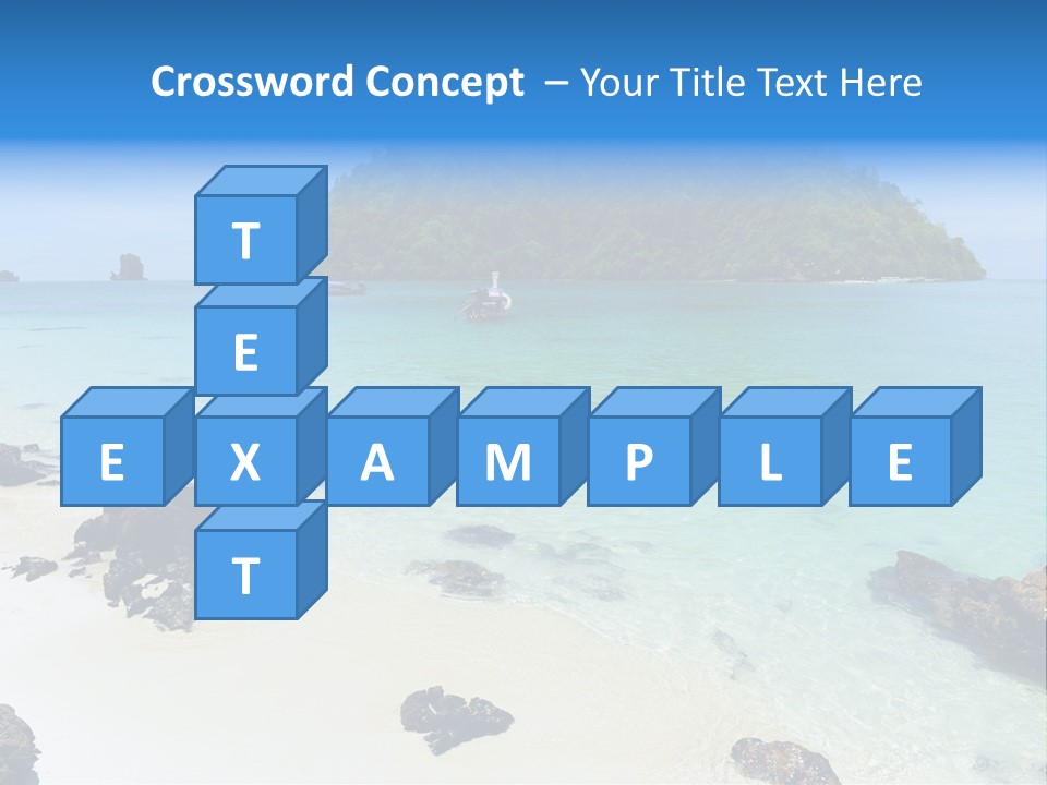 Coastline Phi Phi Ocean PowerPoint Template