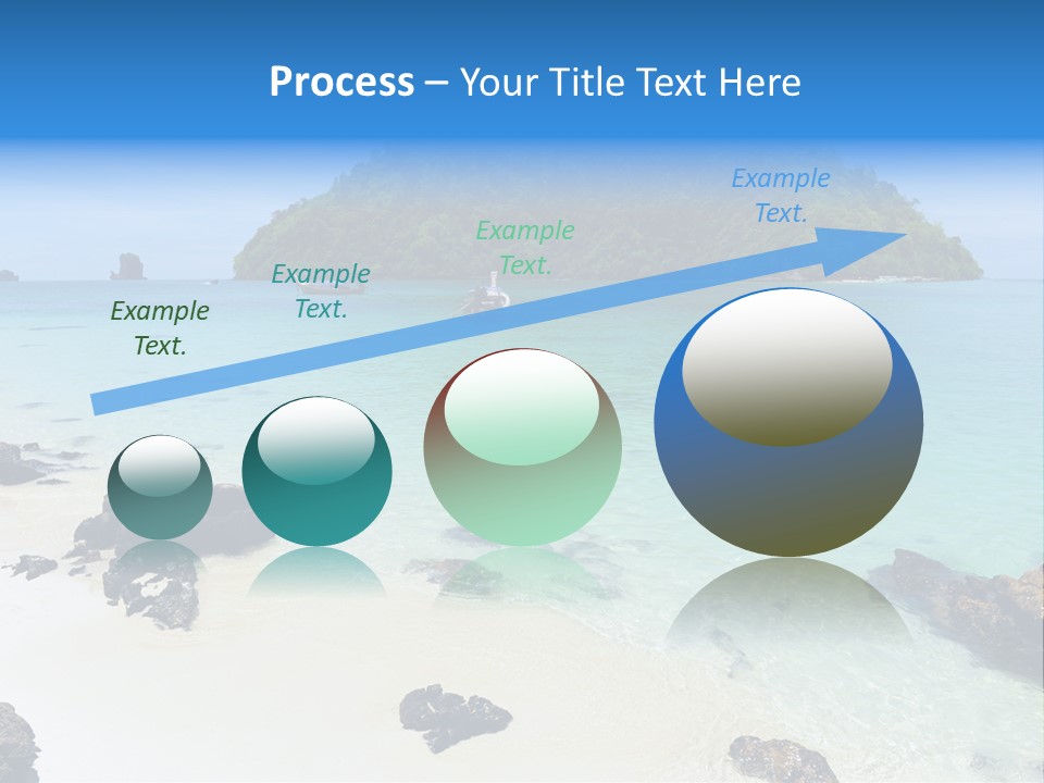 Coastline Phi Phi Ocean PowerPoint Template