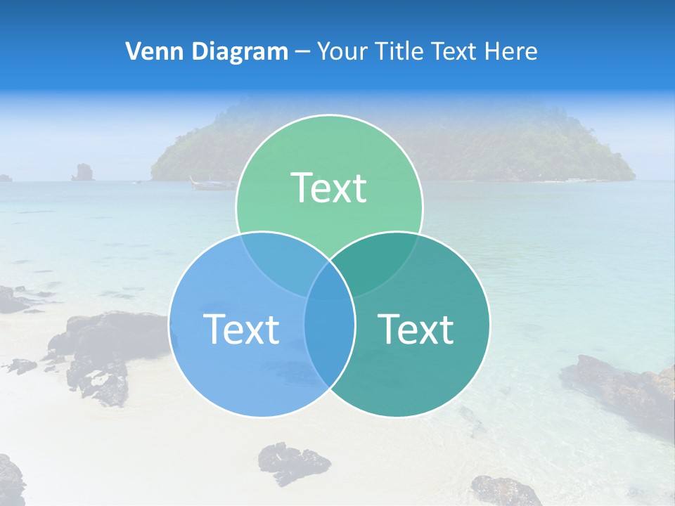 Coastline Phi Phi Ocean PowerPoint Template