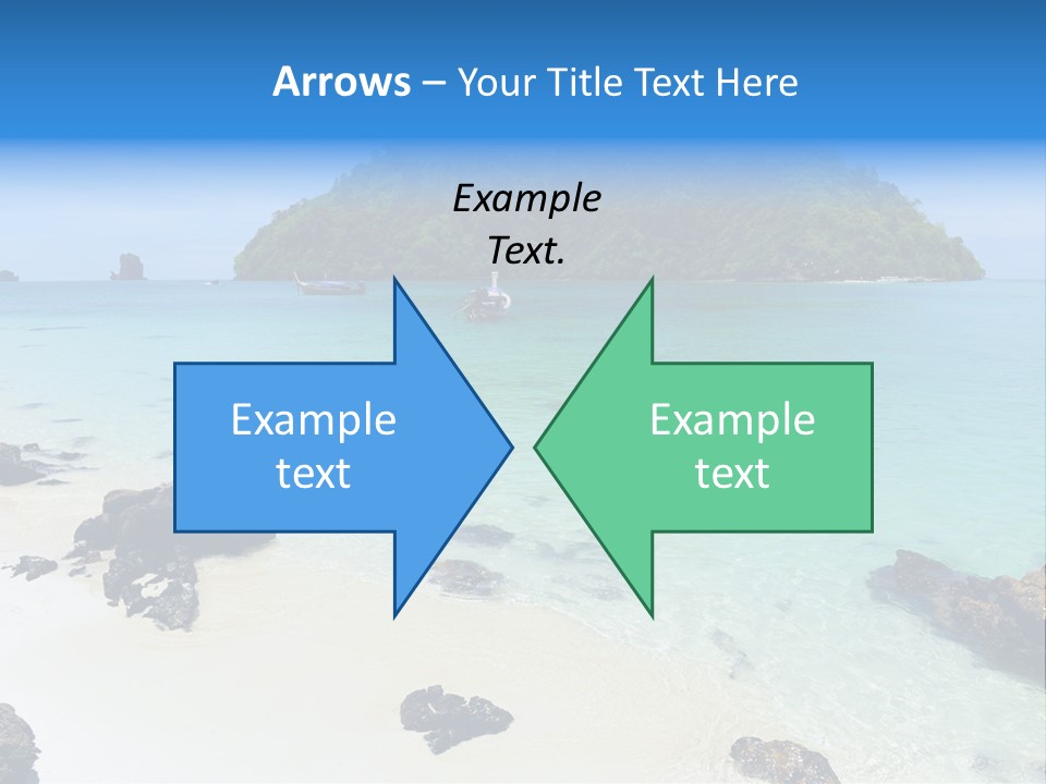 Coastline Phi Phi Ocean PowerPoint Template