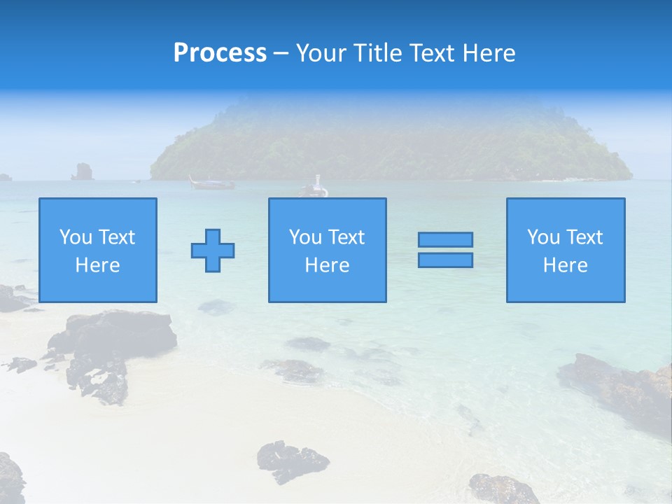 Coastline Phi Phi Ocean PowerPoint Template