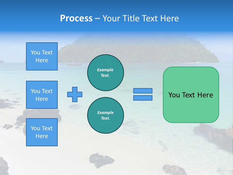 Coastline Phi Phi Ocean PowerPoint Template