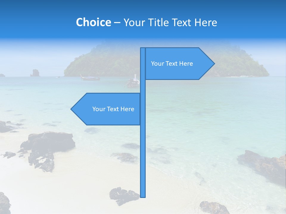 Coastline Phi Phi Ocean PowerPoint Template