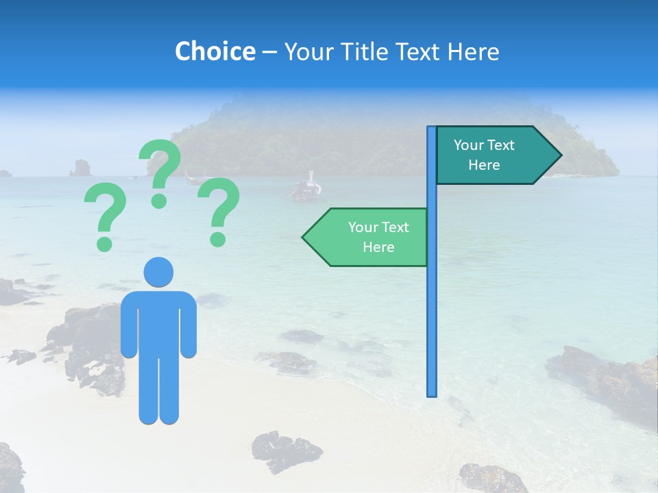 Coastline Phi Phi Ocean PowerPoint Template