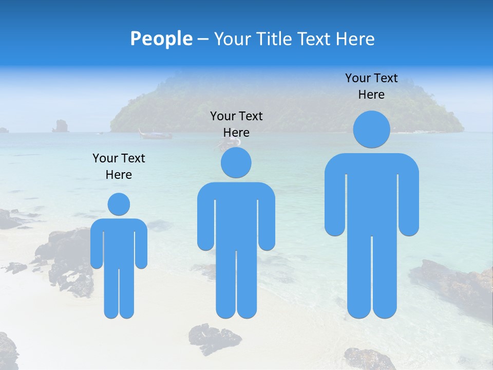 Coastline Phi Phi Ocean PowerPoint Template