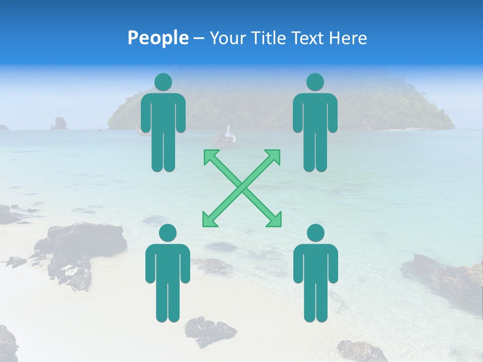 Coastline Phi Phi Ocean PowerPoint Template