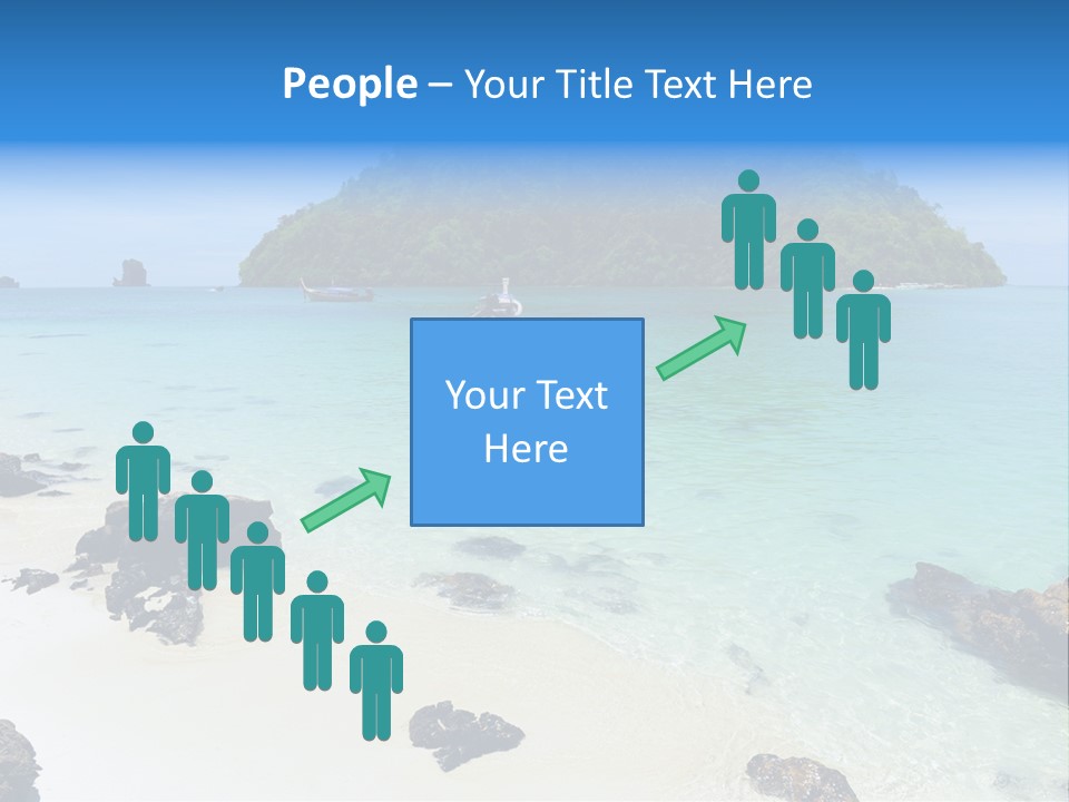 Coastline Phi Phi Ocean PowerPoint Template