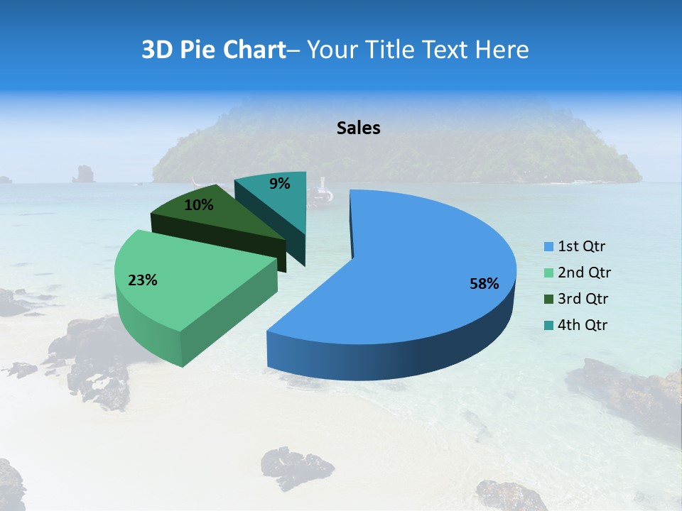 Coastline Phi Phi Ocean PowerPoint Template