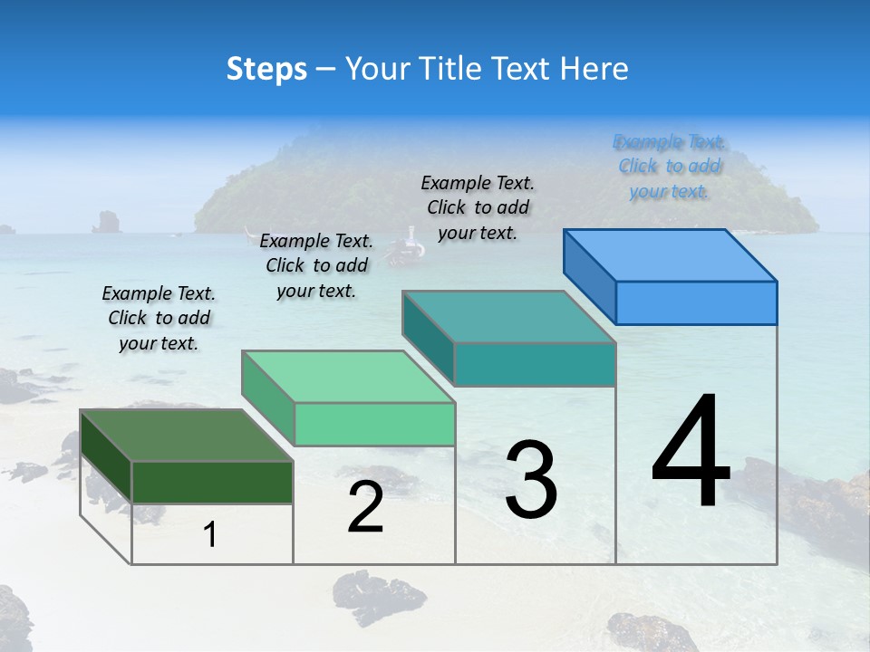 Coastline Phi Phi Ocean PowerPoint Template