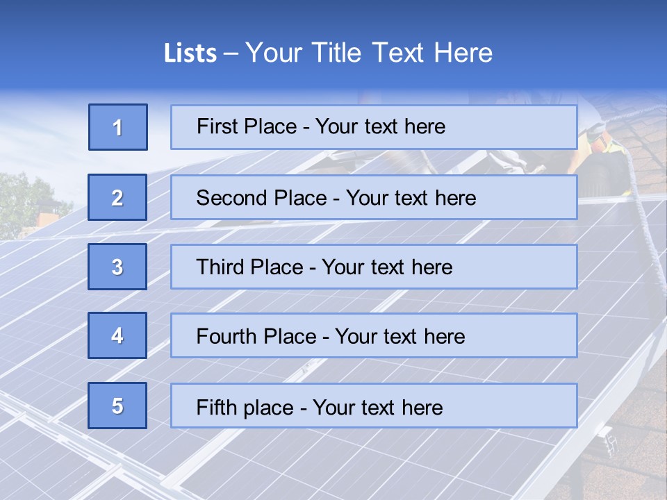 Panels Solar PowerPoint Template