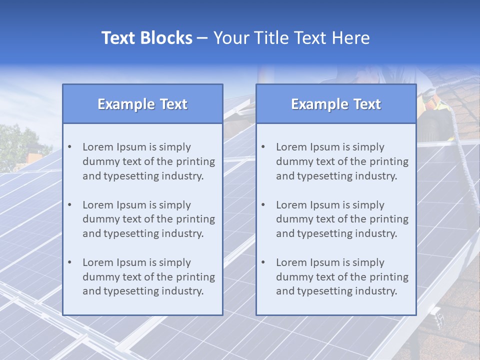 Panels Solar PowerPoint Template