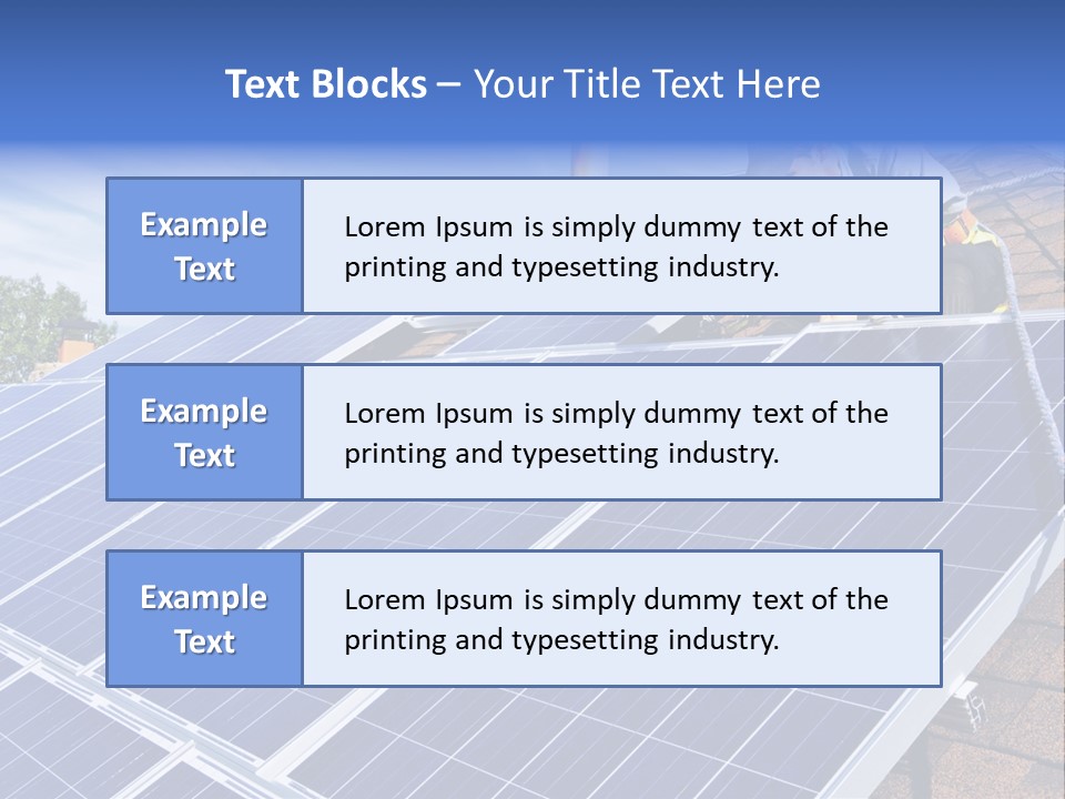 Panels Solar PowerPoint Template