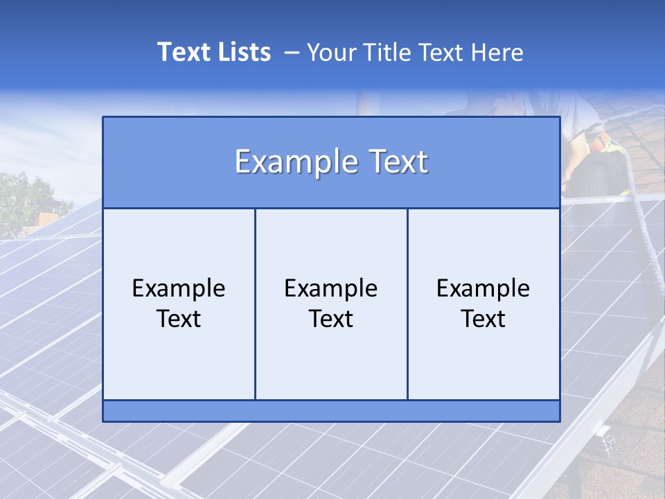Panels Solar PowerPoint Template
