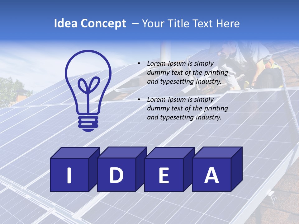 Panels Solar PowerPoint Template
