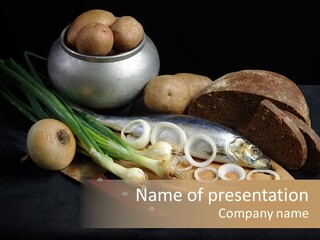 Product Meal Marinated PowerPoint Template