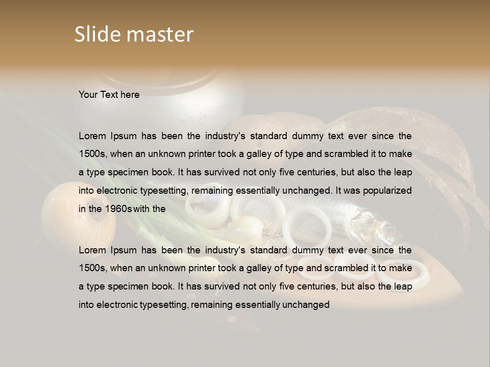 Product Meal Marinated PowerPoint Template