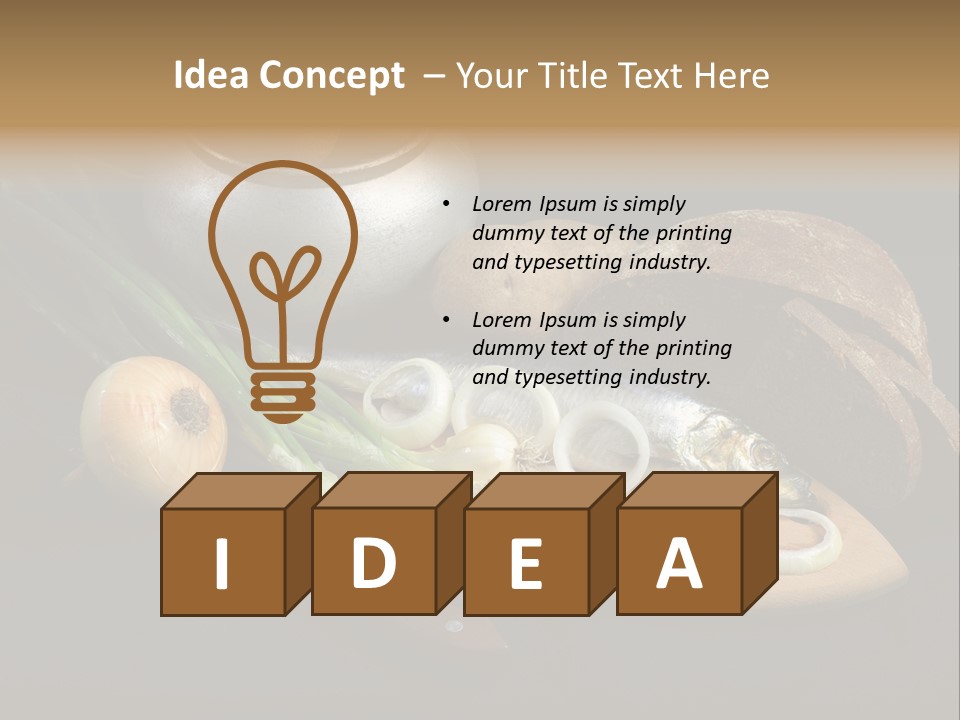 Product Meal Marinated PowerPoint Template