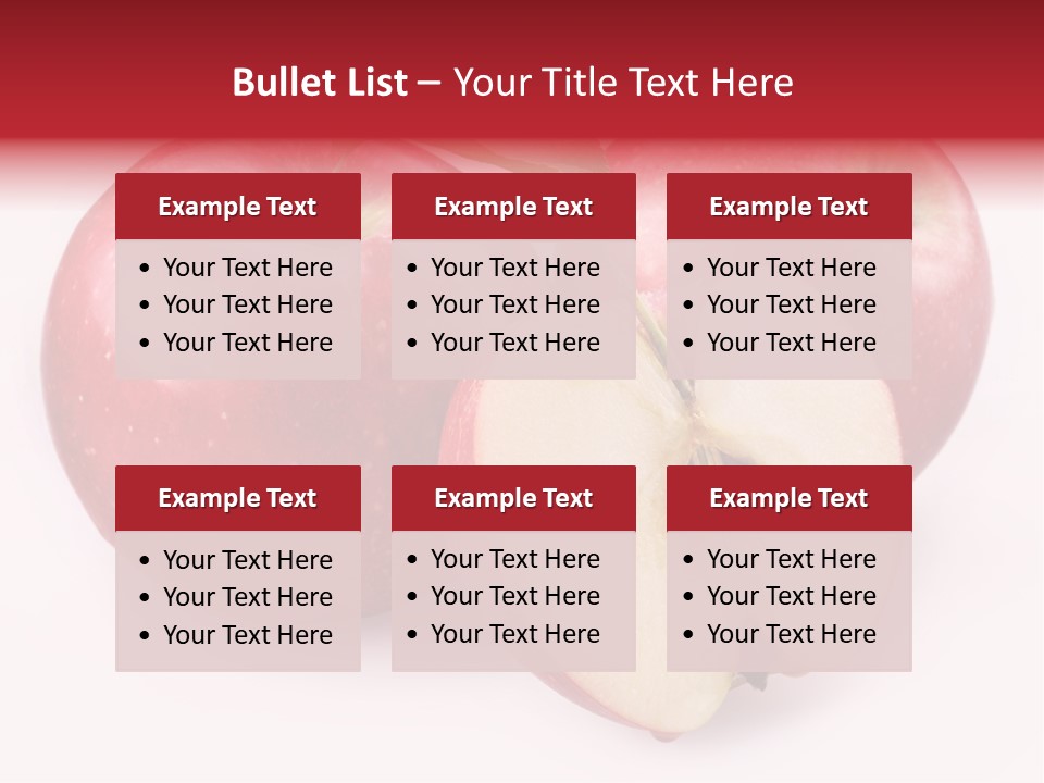 Apple Fruit PowerPoint Template