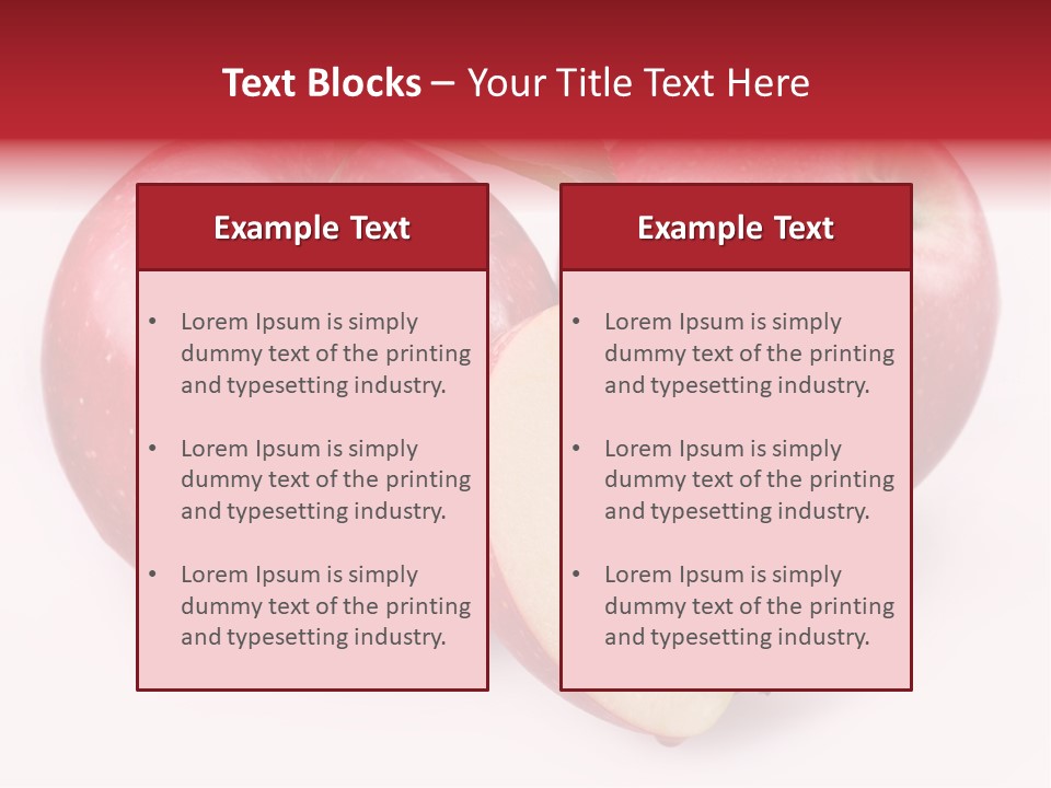 Apple Fruit PowerPoint Template