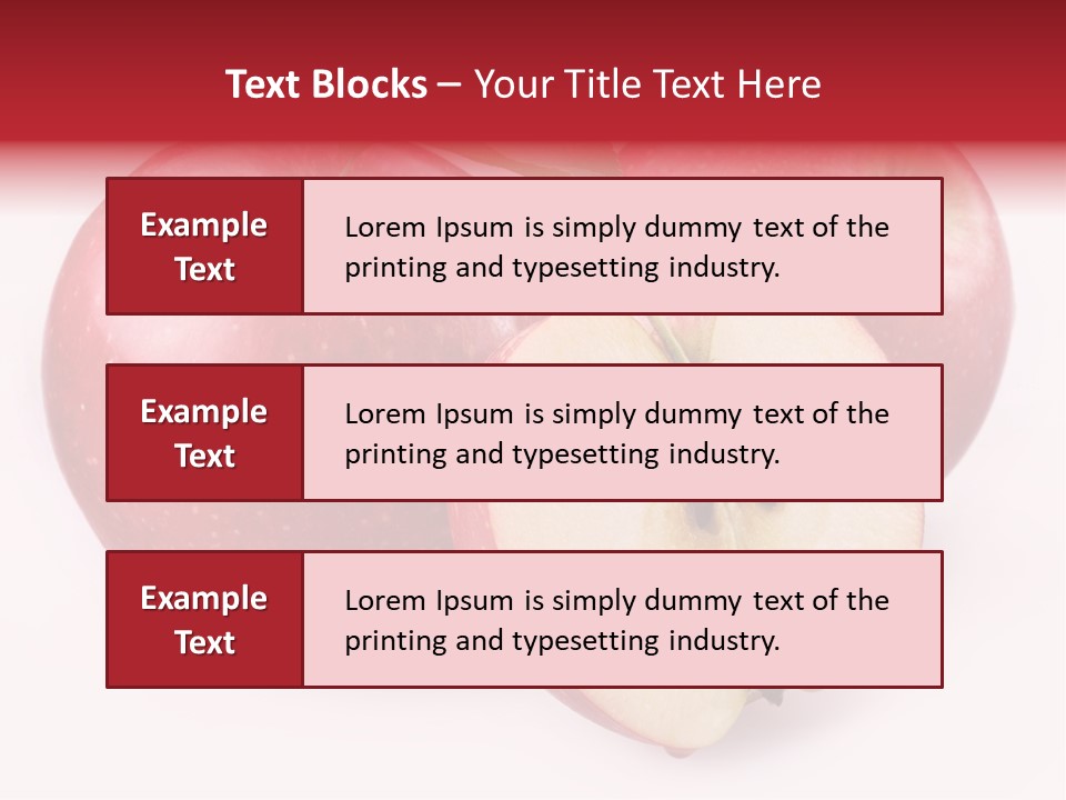 Apple Fruit PowerPoint Template