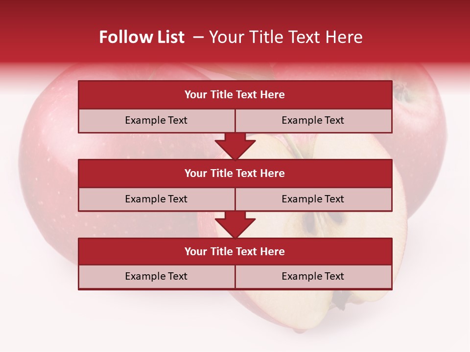 Apple Fruit PowerPoint Template