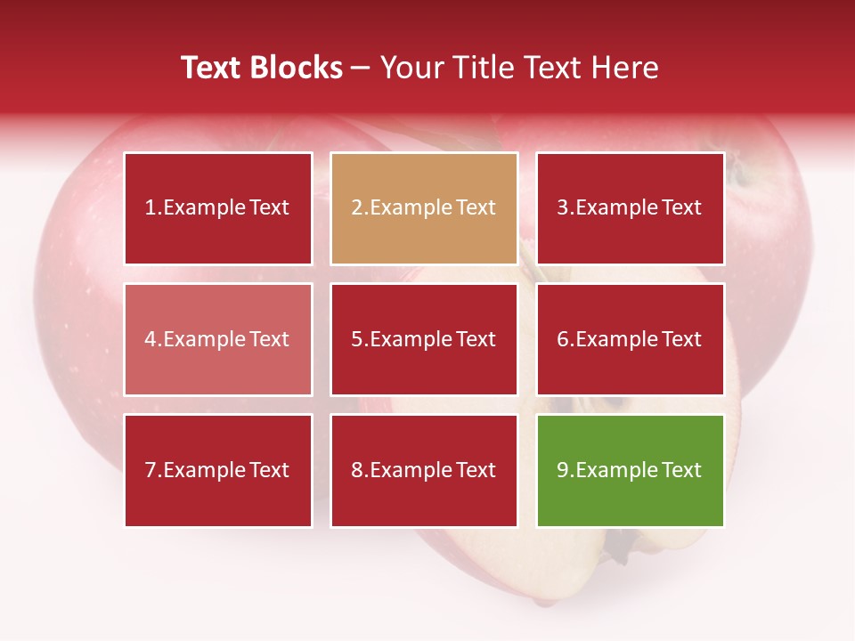 Apple Fruit PowerPoint Template