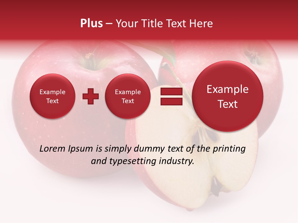 Apple Fruit PowerPoint Template