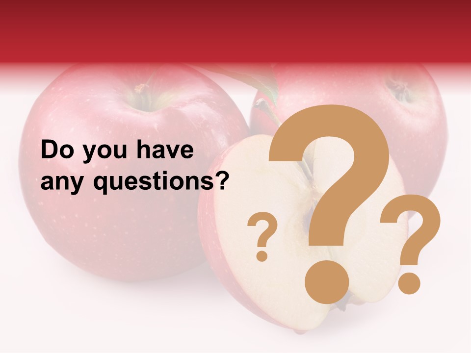 Apple Fruit PowerPoint Template