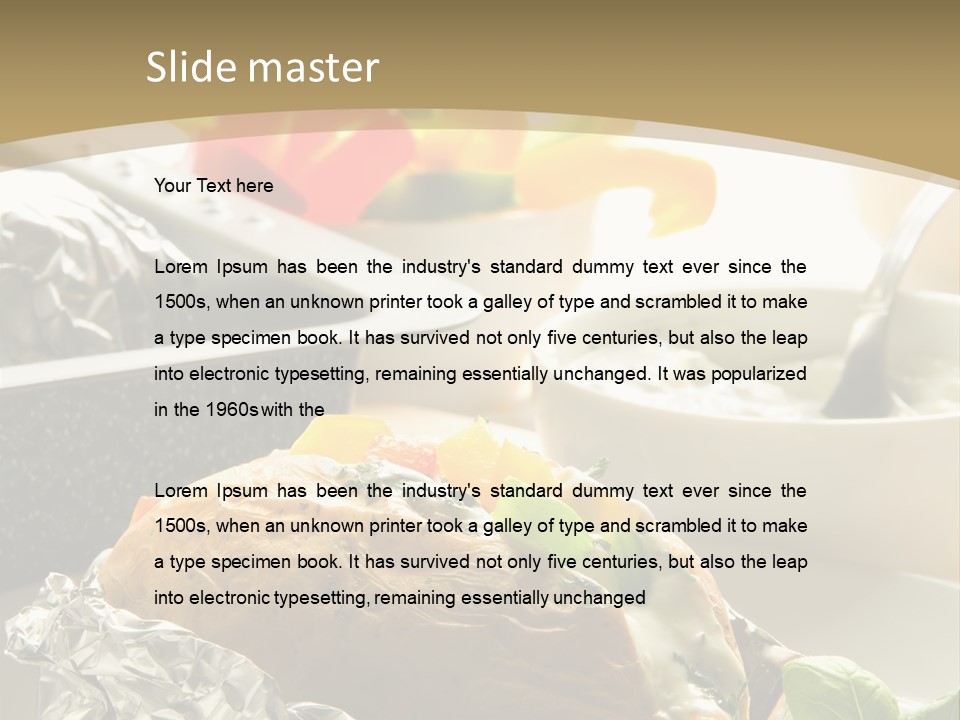 Faszerowane Ziemniaki PowerPoint Template