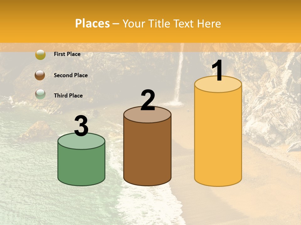 Julia Pfeiffer Burns State Park, Mcway Falls PowerPoint Template