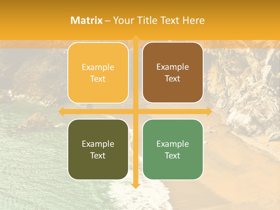 Julia Pfeiffer Burns State Park, Mcway Falls PowerPoint Template