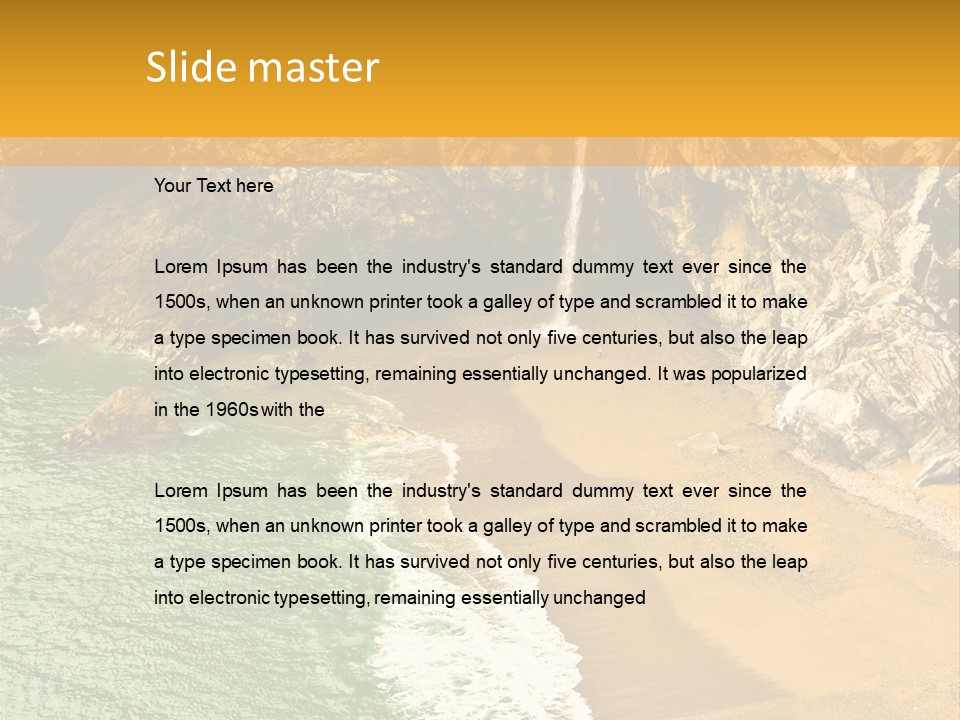 Julia Pfeiffer Burns State Park, Mcway Falls PowerPoint Template