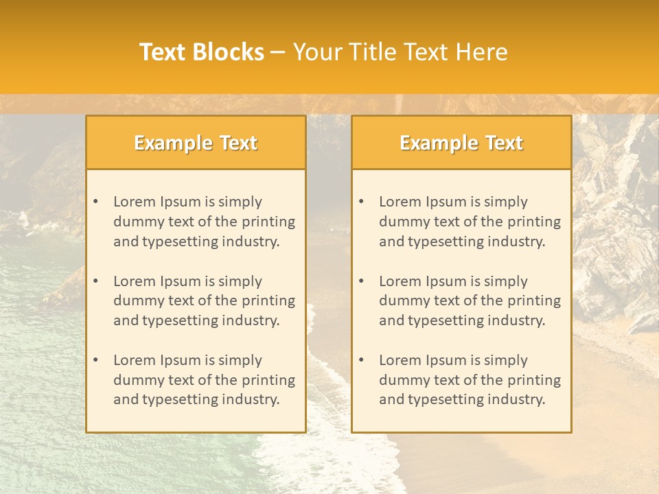 Julia Pfeiffer Burns State Park, Mcway Falls PowerPoint Template